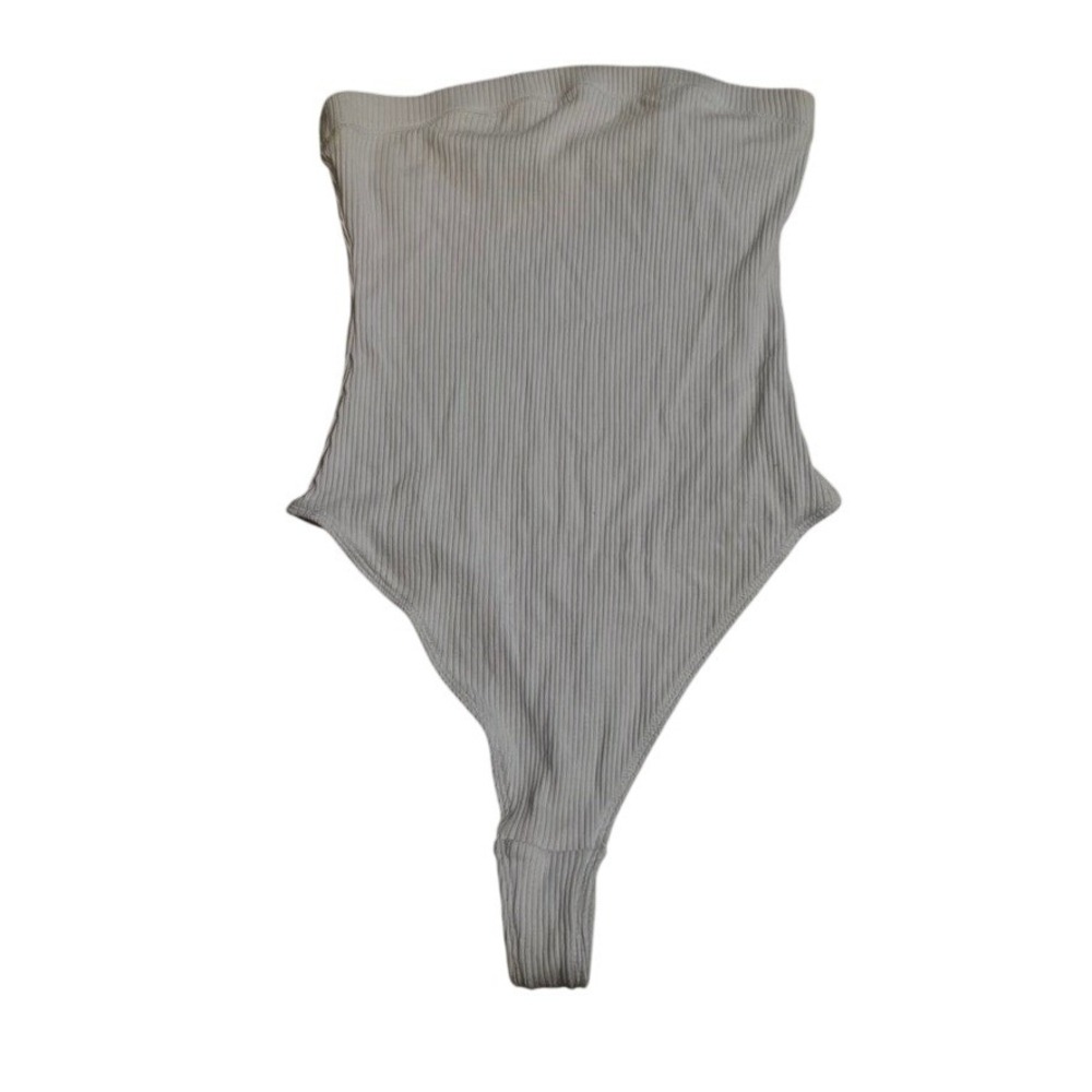Urban‎ Outfitters Ribbed One Shoulder Bodysuit Lavender Lilac Size XS